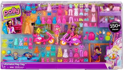 Polly Pocket World, Poly Pocket, Polly Pocket Dolls, Barbie Doll Set, Play Day, Baby Doll Accessories, Barbie Doll House, Barbie Toys