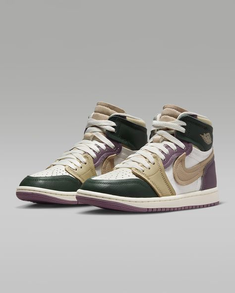 Air Jordan 1 High Method of Make Women's Shoes. Nike.com Nike Models, Womens Air Jordans, Air Jordan 5 Retro, Air Jordan Retro, Womens Jordans, Jordan 13, Air Jordan 1 High, Jordan 1 High, Air Jordans Retro