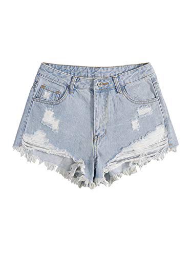 Outer Banks Outfits, Inspo Fits, Wide Leg Denim Jeans, Denim Shorts Outfit, Ripped Jean Shorts, Casual Bottoms, Ripped Denim Shorts, Ripped Shorts, Jeans Casual