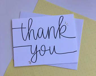 Thank You Fonts Handwriting, Thank You Font Calligraphy, Thank You Writing Fonts, Fonts Alphabet Handwritten, Thank You Font, Hand Lettering Envelopes, Thank You Writing, Simple Card Designs, Hand Lettering For Beginners