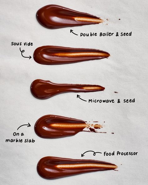 Temper Chocolate How To, How To Paint Chocolate, How To Make Chocolate Decorations, Melted Chocolate Decorations, Chocolate Garnish Decoration, Chocolate Art Decoration, Chocolate Garnish Ideas, Chocolate Design Ideas, Chocolate Decoration Ideas