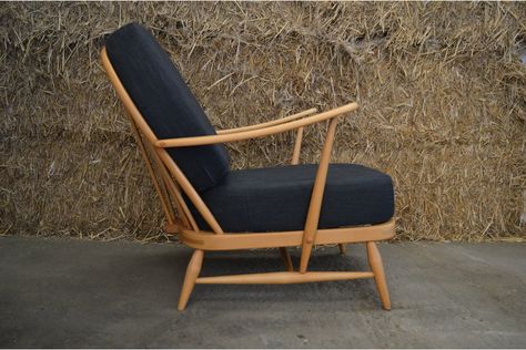 Ercol Sofa Recovered, Reupholstered Ercol Sofa, Ercol Chair Upholstery, Ercol Daybed, Ercol Evergreen Armchair, Ercol Armchair, Ercol Chair, Ercol Furniture, Scandinavian Furniture Design