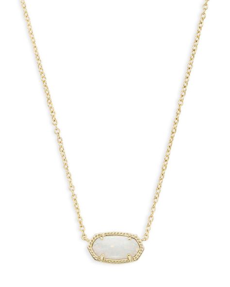 Kendra Scott Necklace Gold And White, White Opal Kendra Scott Necklace, Kendra Scott Collection, Every Jewels Necklaces, Kendra Scott Necklace Aesthetic, Mass Gifts, 2025 Wishlist, Beautiful Gold Pendants, 2024 List