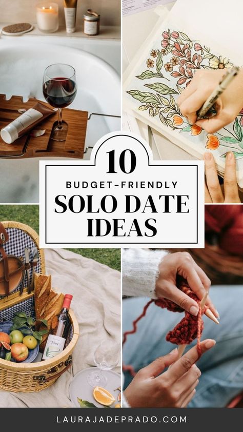 10 Fun and Inexpensive Solo Date Night Ideas - Laura Jade Prado Solo Date Ideas, Inexpensive Date, Solo Date, At Home Dates, Fragrant Candles, Date Night Ideas, 15 Gifts, Best Version Of Yourself, Night Ideas