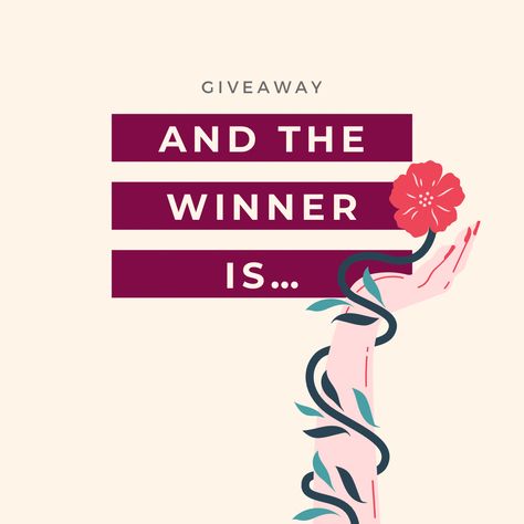 Winner Announcement Design Instagram, Giveaway Winner Announcement Instagram, Winner Announcement, Red Aspen, Instagram Giveaway, Pch Sweepstakes, Giveaway Winner, Winner Winner, Social Media Design Inspiration