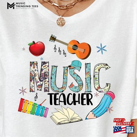 Music Teacher T-Shirt Shirt Lovers Classic Hoodie Check more at https://musictrendingtees.com/product/music-teacher-t-shirt-shirt-lovers-classic-hoodie/ Music Lesson Plans, Music Teacher, Teacher Tshirts, Music Lessons, Lesson Plans, How To Plan, Music, T Shirt