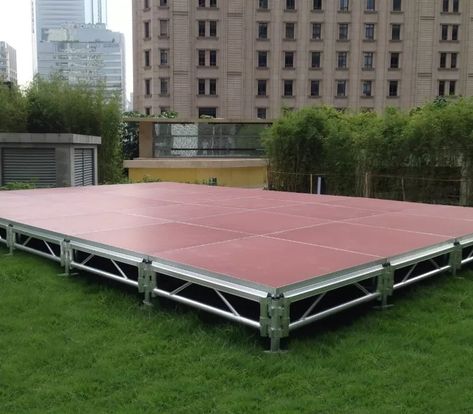 4ft *4ft 6082 Aluminum Movable Stage Platform 18mm Thinkness Anti Slip And Fireproof Plywood For event on water Stage Platform, Temporary Flooring, Indoor Event, Western Union, Floor Design, Event Space, Plywood, Pop Up, China