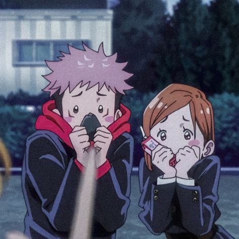 their friendship lol ( ꈍᴗꈍ) Yuuji X Nobara, Jujutsu Kaisen Yuuji, Character Ships, Anime Flower, Studio Ghibli Characters, Anime Witch, Jujitsu Kaisen, Vampire Art, Anime Ships