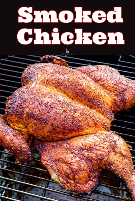 Smoker Recipes Chicken, Smoked Chicken Quarters, Smoked Chicken Recipes, Smoker Recipes Electric, Masterbuilt Smoker, Smoked Whole Chicken, Chicken Quarters, Cooking Whole Chicken, Charcoal Smoker