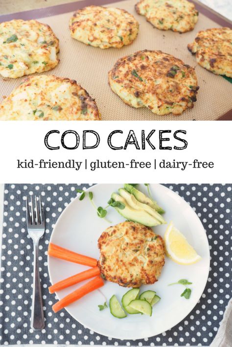 Cod Fish Cakes, Cod Cakes, Weaning Baby, Blw Recipes, Nordic Recipe, Cod Fish Recipes, Gluten Free Fish, Recipes Fish, Toddler Recipes