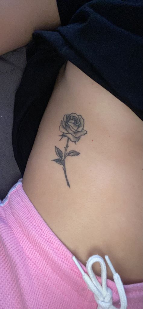 Rose Rib Tattoos, Tattoo Rose, Rib Tattoo, Rose Tattoos, Fish Tattoos, Jesus Fish Tattoo, Tattoos