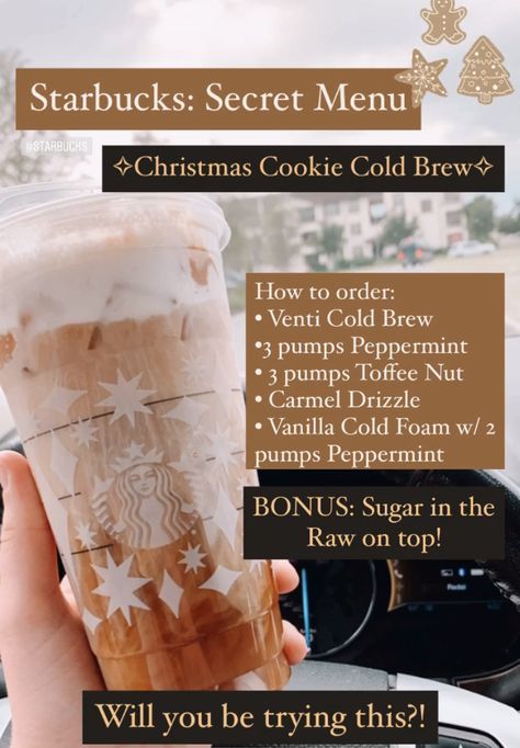 Winter Iced Coffee Starbucks, Christmas Coffee Starbucks, Best Winter Starbucks Drinks, Starbucks Christmas Drinks Recipes, Starbucks Recipes Winter, Christmas Drinks Starbucks, Starbucks Christmas Menu, White Mocha Starbucks, Holiday Starbucks Drinks