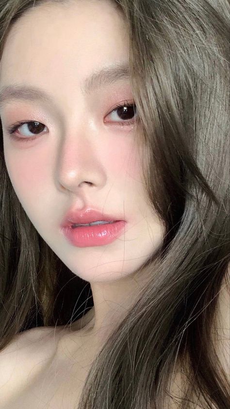 Makeup Ala Korea, Makeup Asia, Makeup Ulzzang, Asian Makeup Looks, Korean Makeup Look, Soft Makeup Looks, Casual Makeup, Korean Eye Makeup, Ulzzang Makeup