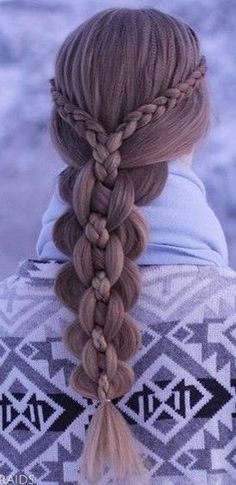 Wavy Hair Hairstyles, Thick Hair Hairstyles, Hairstyles For Thinning Hair, Hairstyles For Wavy Hair, Tutorial Hairstyles, Hairstyles For Summer, Trendy Hair Styles, Viking Braids, Trending Hair