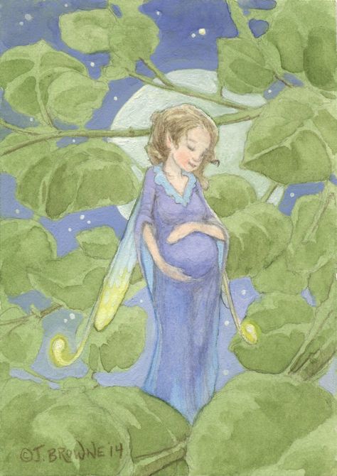 Pregnant Fae Fairy 5x7 Print by brownieman on Etsy, $4.50 Pregnant Fairy, Pregnancy Art, Card Stock Paper, Baby Facts, Fairy Aesthetic, Baby Fairy, 5x7 Print, Fairy Magic, James Brown