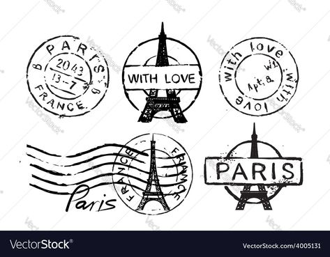 Paris Postage Stamp Tattoo, France Stamp Tattoo, Paris Stamp Tattoo, Eiffel Tower Tattoo, Paris Stamp, France Tattoo, Paris Tattoo, Tattoo Tiny, Tattoo Travel