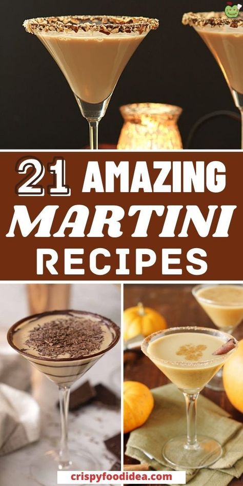 21 Easy Martini Recipes That You Will Love | Holiday Ideas Easy Fun Martinis, Maple Martini Recipe, Cosmo Martini Recipe, Martini Recipes Fall, Fancy Martini Recipes, London Fog Martini, Different Martinis, Creamy Martini Recipes, Expressing Martini Recipe