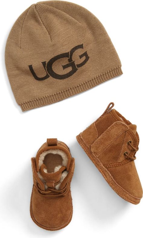 Baby Neumel Boot & Beanie Set | Nordstrom Baby Ugg Boots, Baby Mode, Ugg Boot, Baby Uggs, Baywatch, Baby Boots, Baby Boy Shoes