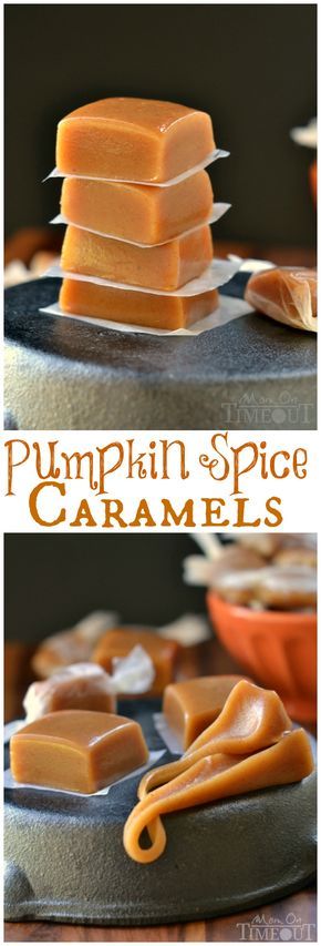 Recipe Pumpkin, Fall Candy, Candy Recipe, Caramel Recipes, Pumpkin Flavor, Homemade Candies, Pumpkin Dessert, Fall Baking, Yummy Sweets