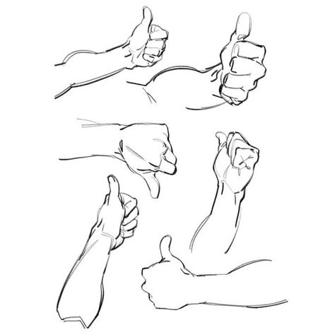 Thumbs Up Drawing, Artist Reference, Human Anatomy Drawing, Hand Drawing Reference, Human Anatomy Art, Anatomy Sketches, Body Reference Drawing, Hand Reference, Gesture Drawing