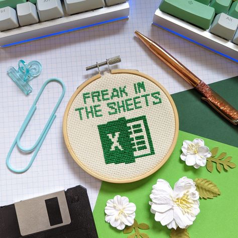 Freak in the Sheets Excel - Modern Colourful Cross Stitch - Digital PDF, Instant Download Modern Cross Stitch Patterns Free, Free Cross Stitch Patterns To Download, Small Cross Stitch Patterns Free, Rude Embroidery, Cross Stitch Patterns Free Printable, Cross Stitch Disney, Funny Embroidery Patterns, Printable Cross, Colourful Cross Stitch