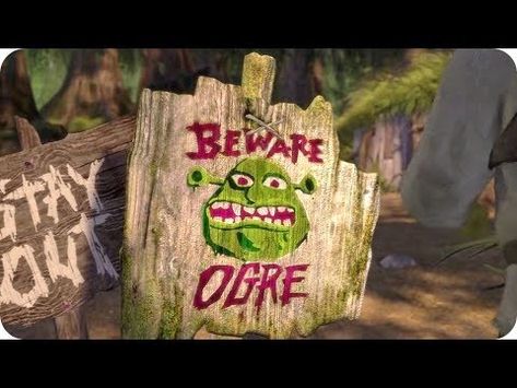 Shrek Wedding, Shrek 2001, Swamp Party, Parade Float, Sign Board, Dreamworks Animation, Fall Holidays, Diy Signs, Shrek