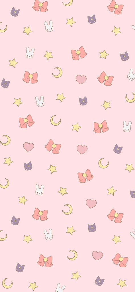 Sailor Moon Pattern Pink Wallpapers - Aesthetic Sailor Moon Wallpaper Pink Sailor Moon Wallpaper, Aesthetic Sailor Moon Wallpaper, Pink Wallpaper For Iphone, Aesthetic Pink Background, Sailor Moon Pattern, Aesthetic Sailor Moon, Pink Sailor Moon, Light Pink Wallpaper, Mobile Aesthetic