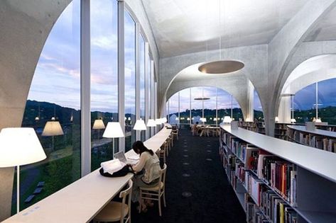 Tamm Art University Library in Tokyo, Japan Tama Art University, Tokyo University, Toyo Ito, Art University, University Library, Tokyo Japan, Tokyo, University, Japan