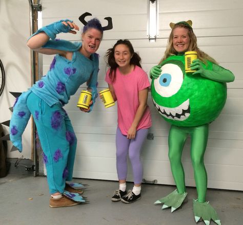 The results are in! Check out the winners and honorable mentions for our first annual costume contest. Sully Costume Diy, Mike And Sully Costume, Mike Wazowski Halloween Costume, Mike Wazowski Costume, Sully Costume, Costume Contest Winner, Original Halloween Costumes, Sully Monsters Inc, Mike And Sully