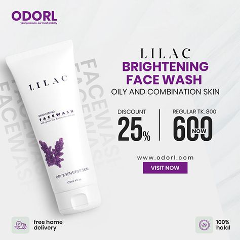 Skincare Social Media Banner Design on Behance Skincare Banner Design Ideas, Skin Care Product Social Media Post, Product Design Skincare, Cosmetic Social Media Post Design, Skincare Social Media Post Design, Face Wash Social Media Post, Paid Media Ad Design, Beauty Product Social Media Post, Skincare Design Ideas