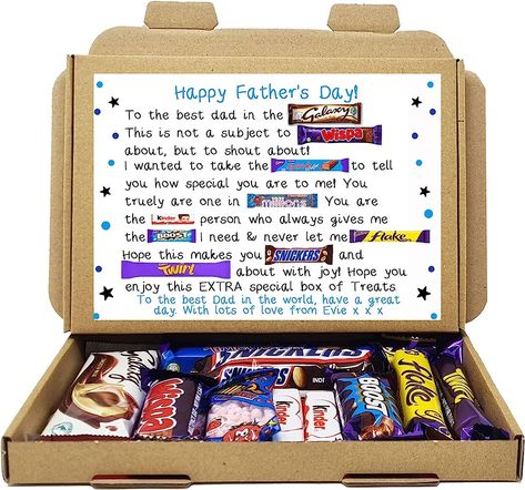 Personalised Father's Day Chocolate Message Board - Personalised Gifts - Gifts For Her - Gifts For Him - Chocolate Gift (Poem Box - D1) : Amazon.co.uk: Grocery Chocolate Message Board, Birthday Chocolate Bar Card, Chocolate Bar Card, Bar Card, Box Sticker, Birthday Chocolates, Father's Day Cards, Gift Inspo, Personalized Stickers