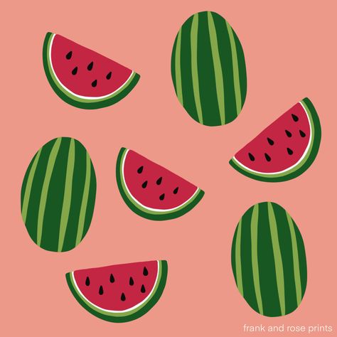 watermelon fruit print #watermelon #watermelonsugar #harrystyles #art #artprint #artwork #watermelonartprint #artwork #digitalart #procreate Watermelon Art Illustrations, Picnic Nails, Watermelon Activities, Watermelon Art Print, Watermelon Illustration, Watermelon Painting, Yalda Night, Pineapple Watermelon, Watermelon Art