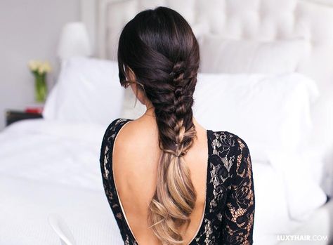 Braids Hairstyles: 9 advanced braids to up your braid game Luxy Hair Extensions, Twisted Hair, Luxy Hair, Hair Knot, Human Hair Clip Ins, Natural Wavy Hair, Easy Hairstyle, Hair Advice