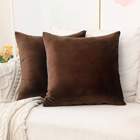 Dark Brown Throw Pillows, Tan Throw Pillow, Couch Bench, Pillows For Sofa, Dads Room, Brown Throw Pillow, Black Couches, Oblong Throw Pillow, Brown Throw Pillows