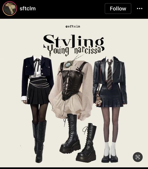 Slytherin Fashion, Cottagecore Outfits, Fashion Design Clothes, Fashion Fits, College Outfits, Aesthetic Outfits, Outfits Aesthetic, Vivienne Westwood, Made By Me