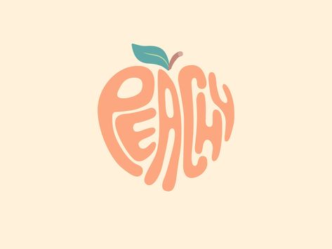 Peachy by Tan Nguyen Different Logo, Logo Reference, Logo Ideas, New Design, Brand Logo, Logo Design, Design