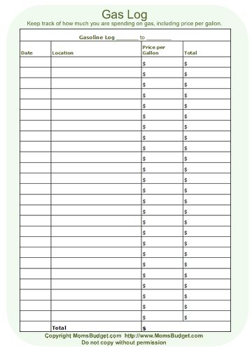 Gas Log Worksheet Printable - Free Worksheet Family Binder, Home Binder, Binder Printables, Life Binder, Home Management Binder, Money Saving Plan, Money Saving Strategies, Gas Logs, Blank Calendar