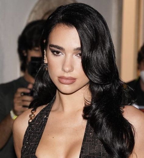 Dis Lipa Hair, Dua Lipa Curly Hair, Dua Lipa Hairstyle Long, Dua Lipa Long Hair, Dua Lipa Black Hair, Dua Lipa Brown Hair, Dua Lipa Hair Black, Dua Lipa Makeup, Dua Lipa Hair