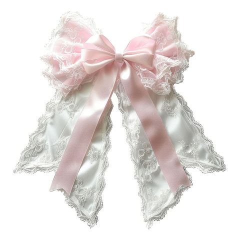 Elegant lace bow decoration | free image by rawpixel.com / Ning Accessory Aesthetic, Hime Gyaru, Girly Wallpapers, Png Aesthetic, Wedding Accessory, Lace Bows, Cute Bows, Crochet Ideas, Free Image