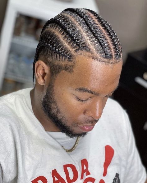 Stitch Braids Men Black, Braids Round Face, Conrows Lines And Braids Men, Full Head Cornrows Men, Straight Back Braids Men, Conrows Lines, Braids Men Hairstyles, Conrows Lines And Braids, Cornrows Short Hair