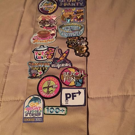 Do your Girl Scout Patches fall off? Scout Patches, Girl Scout Patches, Your Girl, Girl Scout, Beach Fun, Girl Scouts, Campfire, Fun Learning, Glue