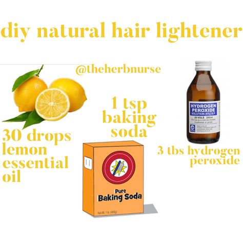 Homemade Hair Bleach, Diy Natural Hair Color, Bleach Bath Hair Diy, Diy Hair Bleach, Hair Lightener Diy, Diy Bleach Bath For Hair, Diy Bleach Hair, Best Home Hair Bleach Kit, Natural Bleach Alternative