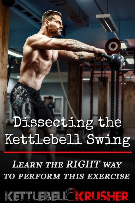 The granddaddy of all kettlebell exercises: the kettlebell swing is often performed improperly by beginners. Reduce the risk of injury and increase the effectiveness of this exercise by learning the correct technique. #kettlebells #kettlebellexercises Kettlebell Hiit, Best Kettlebell Exercises, Kettlebell Benefits, Kettlebell Abs, Kettlebell Challenge, Kettlebell Set, Kettlebell Cardio, Kettlebell Circuit, Kettlebell Training