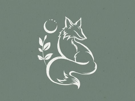 Fox Simple Tattoo, Fox Tattoo Small Simple, Fox Simple Drawing, Simple Fox Tattoo, Simple Animal Tattoos, Fox Drawing Easy, Small Fox Tattoo, Red Fox Tattoos, Heir Style