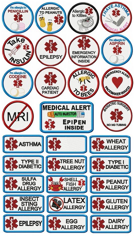 Medical Alert Tattoo, Dogs Tattoo Ideas, Dogs Tattoo, Service Dog Patches, Medical Tattoo, Service Dogs Gear, Allergy Asthma, Dog Patch, Medical Design