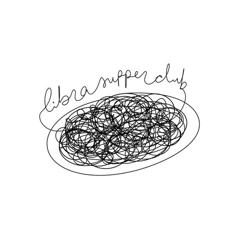 black and white fine line spaghetti illustration with libra supper club written on top Supper Club Logo, Menu Logo Design, Supper Club Menu, Menu Logo, Super Club, Kitchen Logo, Logo And Branding, Great Logos, Supper Club