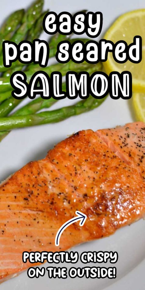 Salmon Filet Recipe, Foil Salmon, Frozen Salmon Recipe, Fried Salmon Recipes, Salmon Recipe Pan, Salmon Recipes Oven, Seasoned Salmon, Salmon Dinner Recipes, Seared Salmon Recipes