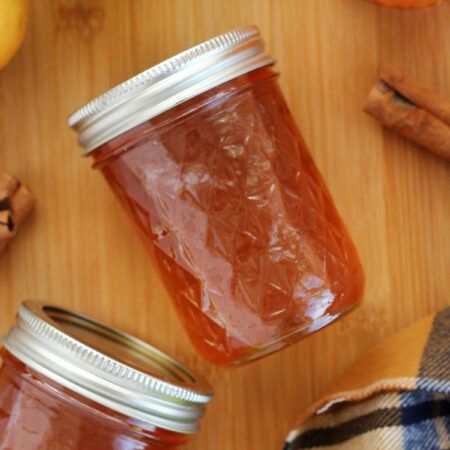 Apple Cinnamon Jelly Recipe - One Sweet Appetite Cinnamon Apple Jelly Recipe, Spiced Apple Jelly Recipe, Apple Cinnamon Jelly From Juice, Spicy Apple Jelly, Apple Jams And Jellies, Rhubarb Jelly, Pomegranate Jelly, Blueberry Jam Recipe, Apple Jelly