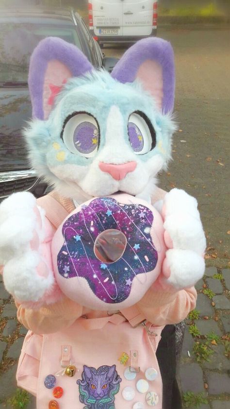 Fursuit Partial, Unique Fursuits, Cat Fursuit, Fursuit Head, Cat Mask, Kawaii Cat, Cool Suits, Digimon, Feline