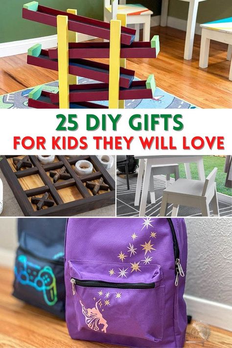 Diy Gifts For Boys Under 10, Diy Gifts For Boys 10-12, Diy Christmas Presents For Kids, Diy Kid Gifts, Diy Toddler Gifts, Diy Sports Decor, Homemade Gift Ideas For Kids, Homemade Toys For Kids, Diy Gifts For Children